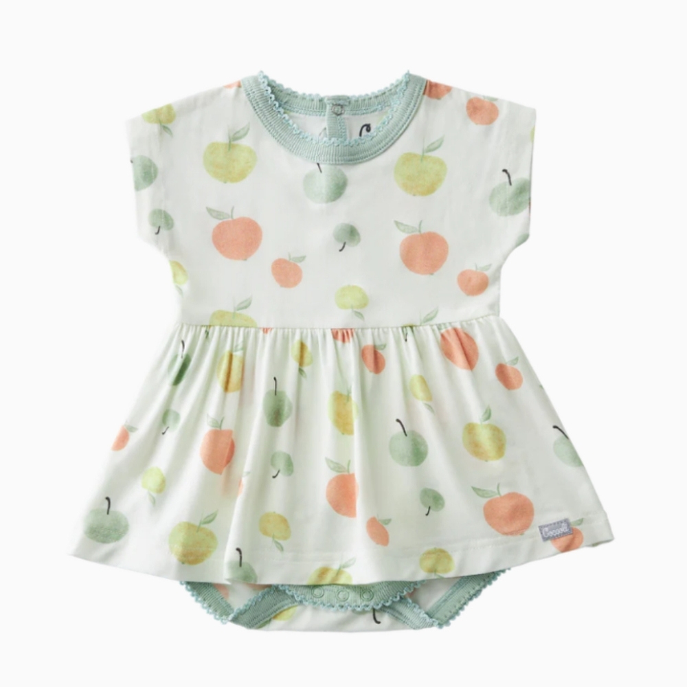 Coccoli Cream Apples Modal Romper
